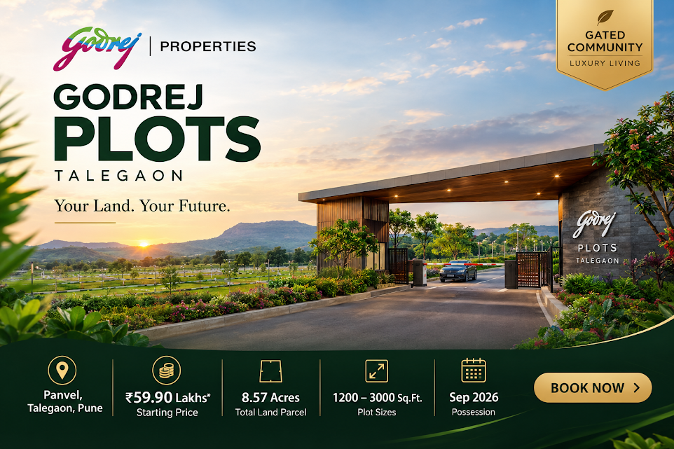 Representative premium residential plotted development visual for Godrej Plots Talegaon