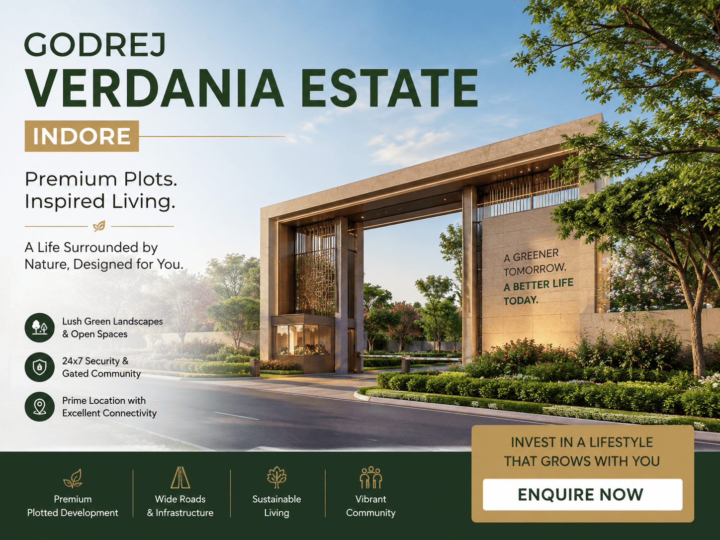 Godrej Verdania Estate Indore Luxury Plots