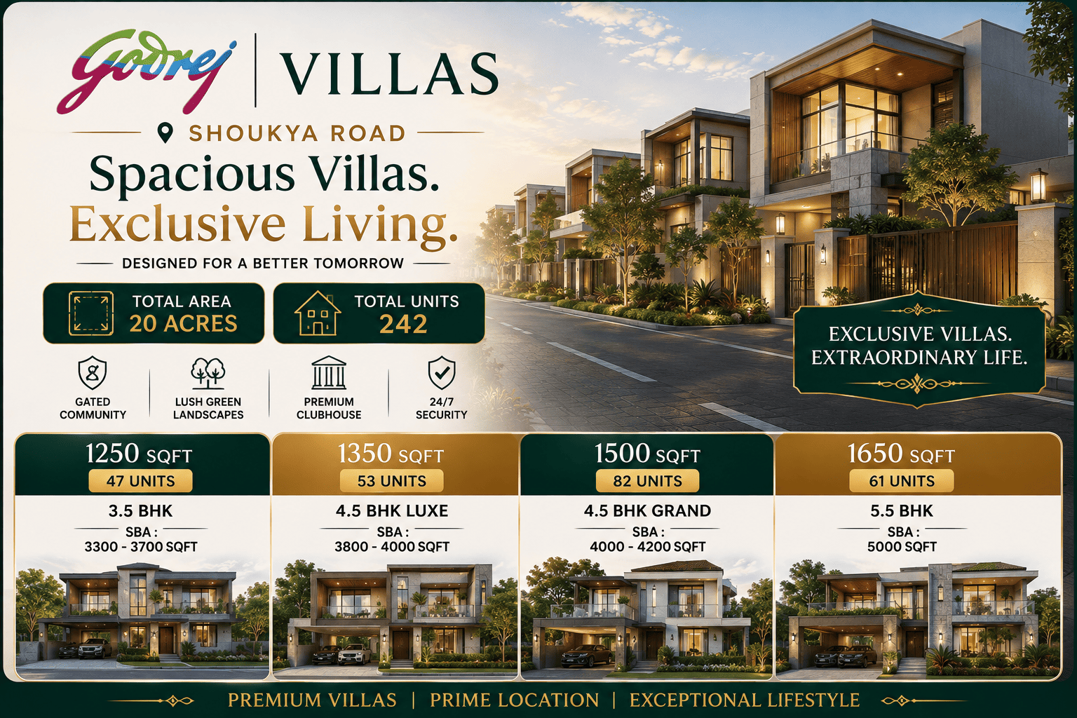 Godrej Villas Soukya Road Bangalore